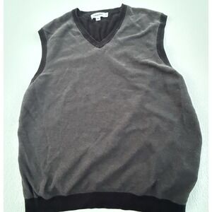 Calvin Klein 100% Cotton V Neck Sweater Vest Men's Size XL